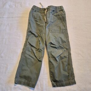 Mini Boden boys size 5 years light olive green pants, soft waist, GUC